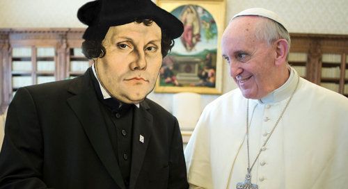 Antipapa Francesco afferma che Martin Lutero non errò sulla giustificazione, concordando con i Protestanti a riguardo