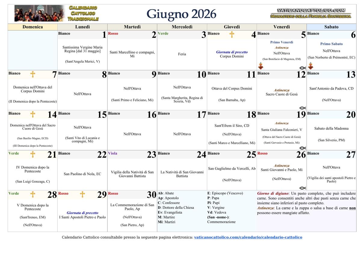Giugno 2026