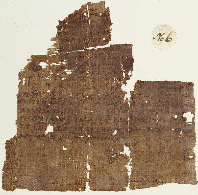 Il più vecchio manoscritto esistente del Credo Niceno, datato secolo V DC.